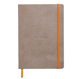 Rhodia Softcover Notebook - A5 - Taupe - Dotted